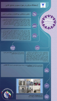 آزمایشگاه مرکزی در حوزه سموم و صنایع غذایی