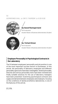 employee personality in psychological contracts in the laboratory