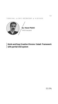 quick and easy creation chrome cobalt framework with partial CAD system