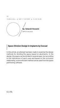 space division design in implants by exocad