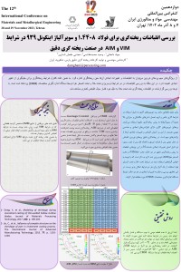 بررسی انقباضات ریخته گری برای فولاد 104408 و سوپر آلیاژ اینکونل939 در شرایط VIM و AIM در صنعت ریخته گری دقیق