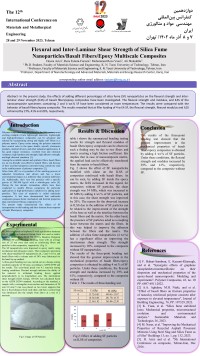 Flexural and inter-laminar shear strength of Silica fume Nanoparticles/Basalt Fibbers/Epoxy Multiscale Composites