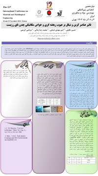 تاثیر عناصر کربن و نیکل بر عیوب ریخته گری و خواص مکانیکی چدن نای رزیست