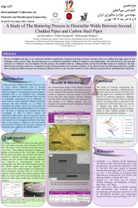 A Study of The Buttering Process in Dissimilar Welds Between Inconel Cladded Pipes and Carbon Steel Pipes