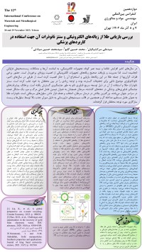 بررسی بازیابی طلا از زباله های الکترونیکی و سنتز نانوذرات آن جهت استفاده در کاربرد های پزشکی