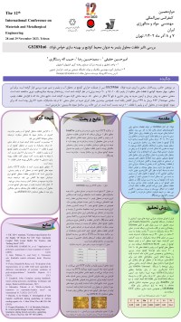 بررسی تاثیر غلظت محلول پلیمر به عنوان محیط کوئنچ بر بهینه سازی خواص فولاد  GS28Mn6
