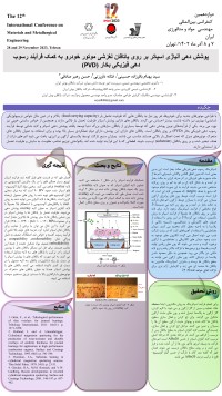 پوشش دهی آلیاژی اسپاتر بر روی یاتاقان لغزشی موتور خودرو به کمک فرآیند رسوب دهی فیزیکی بخار (PVD)