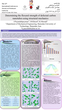 Determining the flexural strength of defected carbon nanotubes using structural mechanics