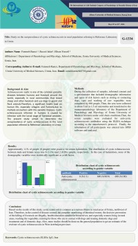 Study on the seroprevalence of cystic echinococcosis in rural population referring to Reference Laboratory in Urmia