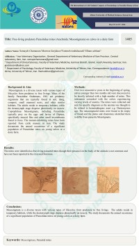 Free-living predatory Parasitidae mites (Arachnida: Mesostigmata) on calves in a dairy farm