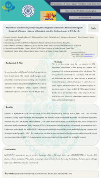 Polyurethane wound dressing incorporating Silver.Meglumine antimoniate.Chitosan nanocomposite: therapeutic efficacy on cutaneous leishmaniasis caused by Leishmania major in BALB/c Mice