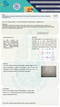 Gel formulation of chitosan-titanium dioxide (TiO2) loaded with glucantime for the treatment of cutaneous leishmaniasis (CL)