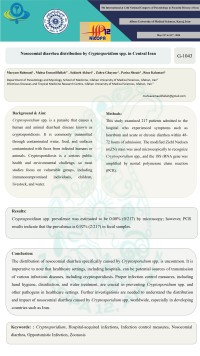 Nosocomial diarrhea distribution by Cryptosporidium spp. in Central Iran