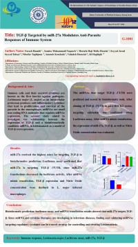 TGF-β Targeted by miR-27a Modulates Anti-Parasite Responses  of Immune System