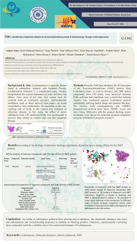 Identification of potential inhibitors for N-myristoyltransferase protein of leishmania spp. Through In Silico Approaches