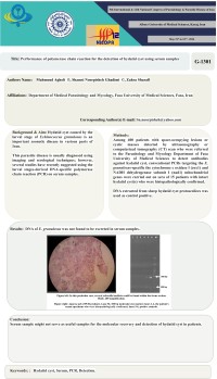 Performance of polymerase chain reaction for the detection of hydatid cyst using serum samples