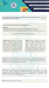 Prevalence study, Morphology and Morphometric study, of  Gongylonema pulchrum , Northern Iran