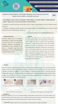 Identification of medical-important viral and fungal endosymbionts in free-living amoeba isolated from hospital wastewater facilities; a critical public health alarm