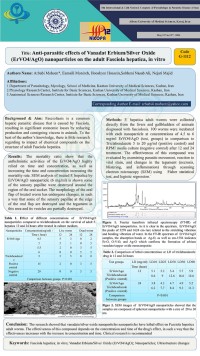 Anti-parasitic effects of Vanadat Erbium/Silver Oxide (ErVO4/AgO) nanoparticles on the adult Fasciola hepatica, in vitro