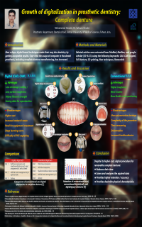 Growth of digitalization in prosthetic dentistry: Complete Denture