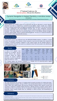 Dynamic Navigation in Implant Dentistry; a narrative review