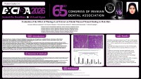 Evaluation of the Effect of Plantago Leaf Extract on Palatal Mucosal Wound Healing in Male Rats