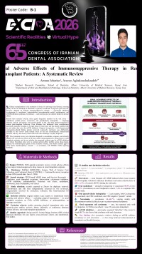 Oral Adverse Effects of Immunosuppressive Therapy in Renal Transplant Patients: A Systematic Review
