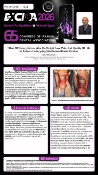 Effect Of Dietary Intervention On Weight Loss, Pain, And Quality Of Life In Patients Undergoing Maxillomandibular Fixation