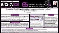 Evaluation of the histopathological and immunohistochemical profile of odontogenic glandular cysts