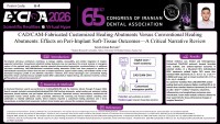 CAD/CAM-Fabricated Customized Healing Abutments Versus Conventional Healing Abutments: Effects on Peri-Implant Soft-Tissue Outcomes—A Critical Narrative Review