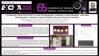 A Comparative Study of the Effects of Casein Phosphopeptide–Amorphous Calcium Phosphate  and Casein Phosphopeptide–Amorphous Calcium Phosphate Fluoride on Dentin Permeability