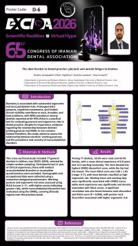 The dual burden in dental practice: physical and mental fatigue in dentists