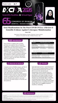 Oral Manifestations In The Post-COVID 19 Era: A Review O Scientific Evidence Against Cyberspace Misinformation
