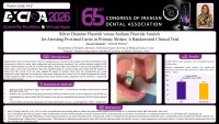 Silver Diamine Fluoride versus Sodium Fluoride Varnish for Arresting Proximal Caries in Primary Molars: A Randomized Clinical Trial